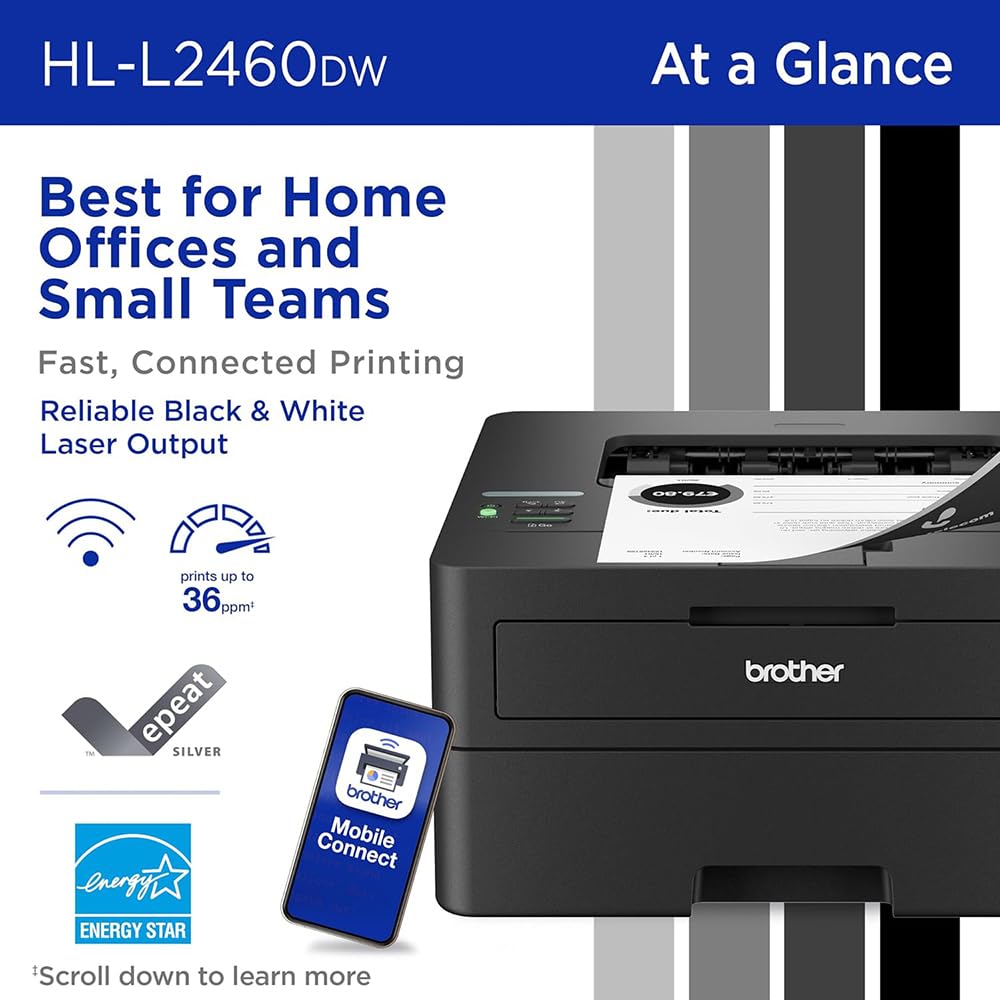 Amazon.co.jp: Brother HL-L2460DW ワイヤレスモノクロレーザー